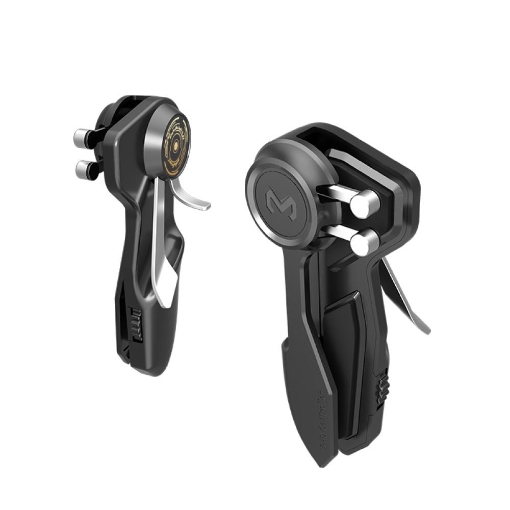 Six-finger Operation Game Trigger Controller Winner Chicken Dinner Black Plastic for Tablet black