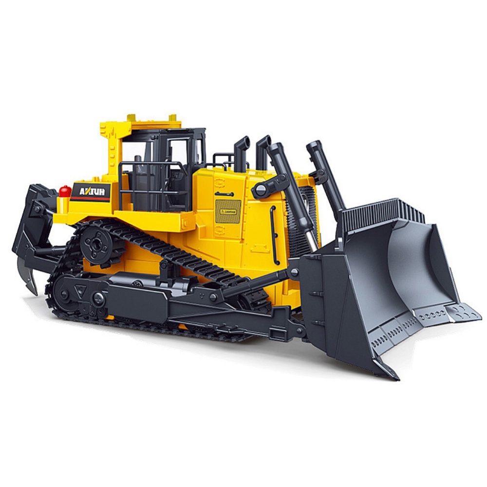 1:16 1554 Remote Control Truck 11ch RC Bulldozer Machine On Car Toys for Boys Hobby Engineering - Image 2