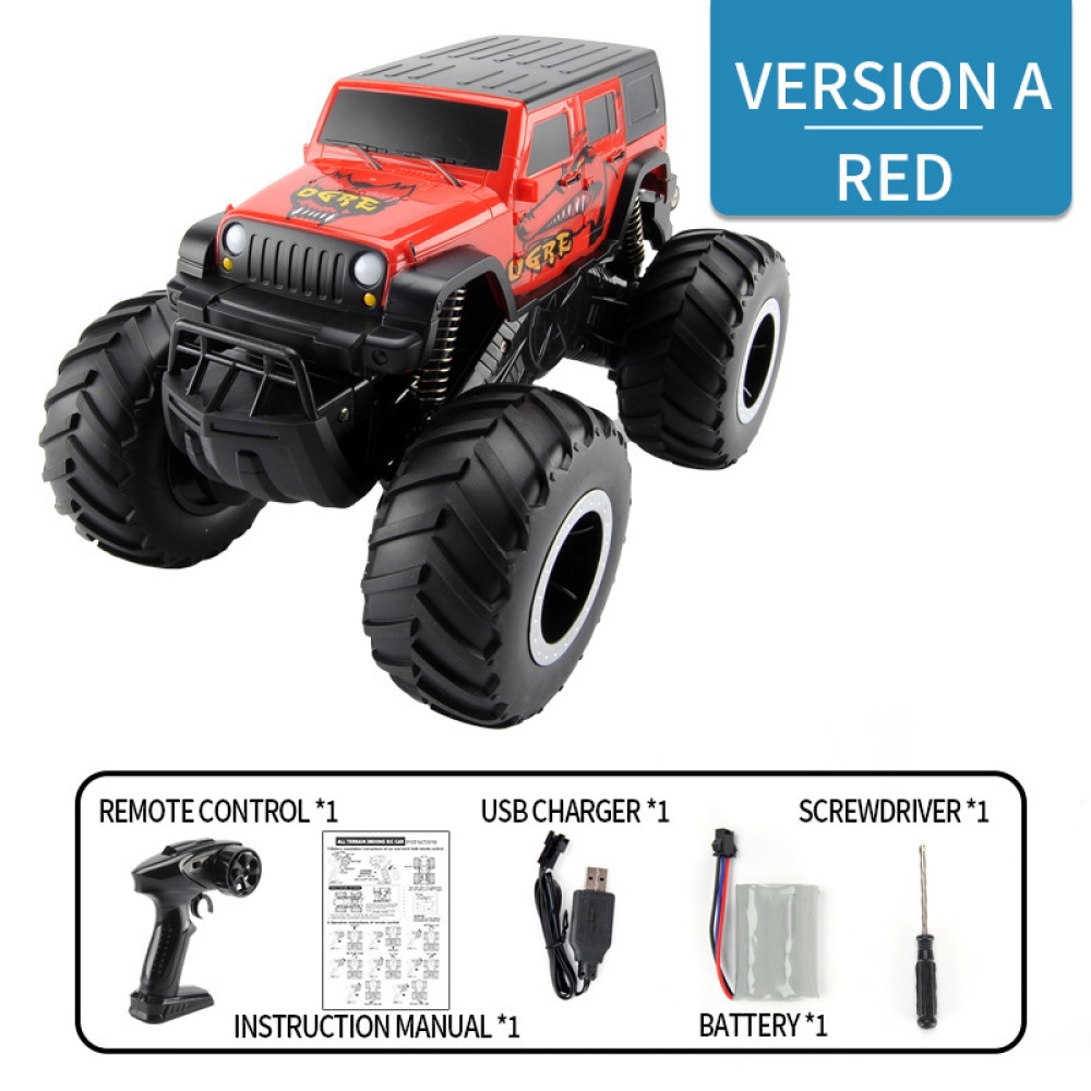 Q127 Remote Control Car Rechargeable Amphibious Off-road Vehicle Toys A Blue - Image 2