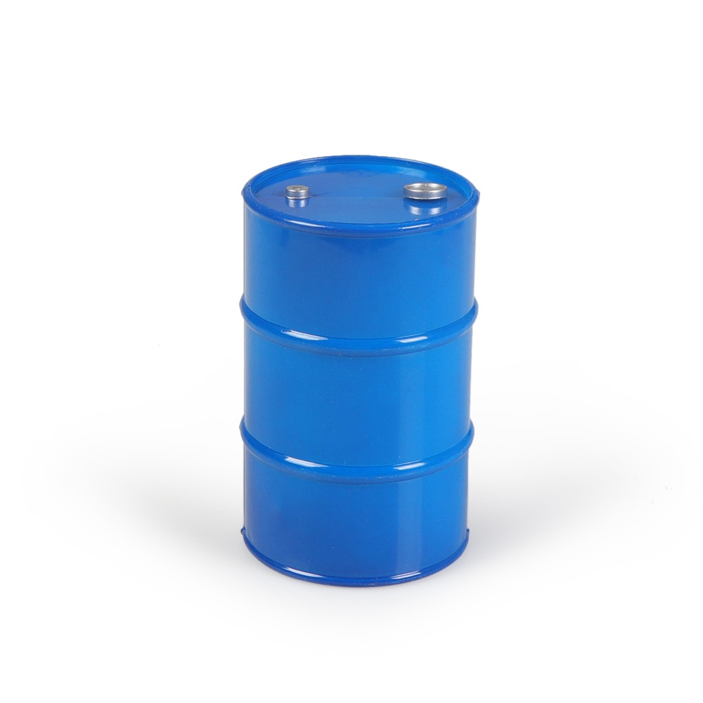 Metal Oil Drum For 1/10 RC Tracked Axle SCX10 90047 TAMIYA CC01 D90 D110 TF2 Traxxas TRX4 KM4 Simulation Decoration blue