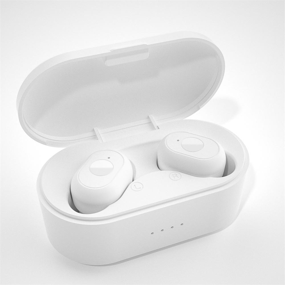 Tws Wireless Bluetooth-compatible Earphones Low-latency Noise Cancelling Sports Headphones Ultra Long Standby Gaming Earbuds Y80 White