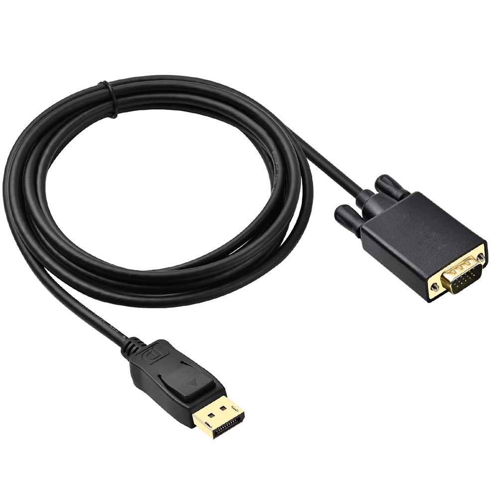 1.8M Professional DP to DVI Converter Cable DisplayPort Male DVI-D 24+1Pin Display Adapter for Monitor black - Image 2