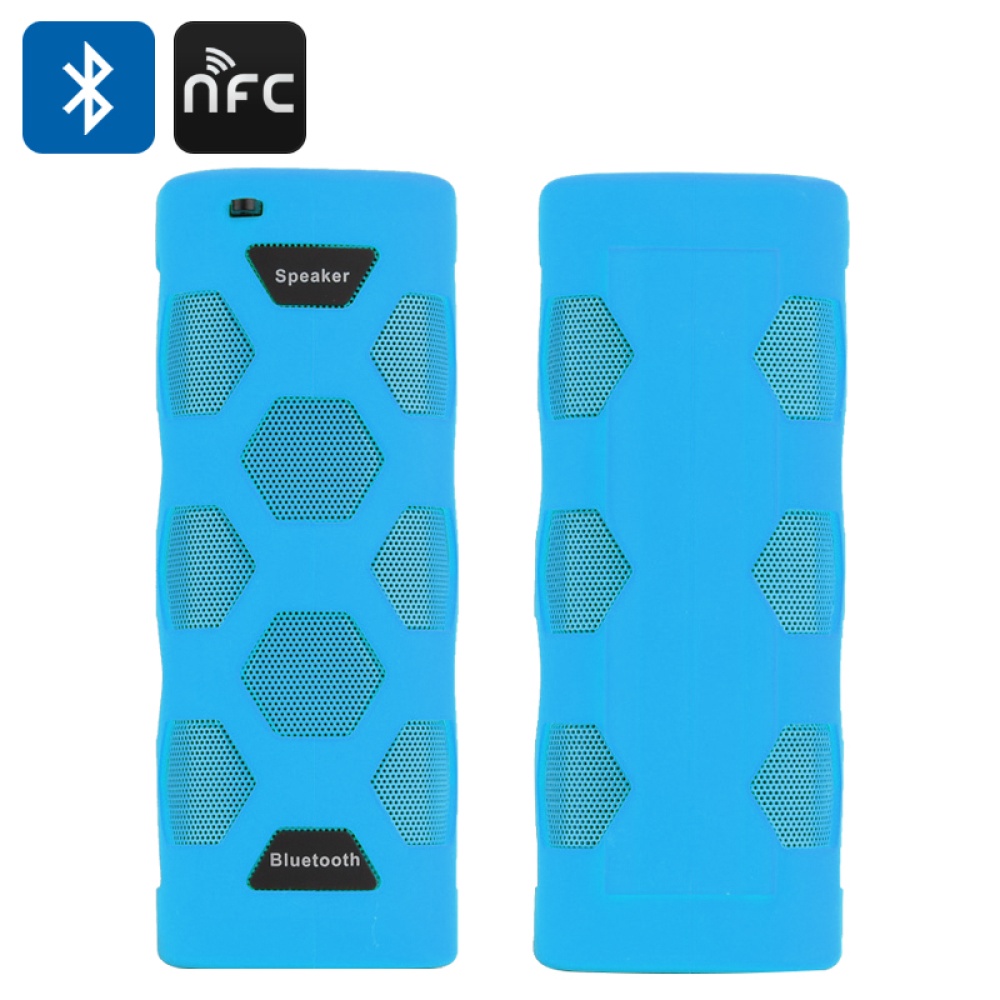 Haut-parleur stéréo Bluetooth 4.0 portable (bleu)