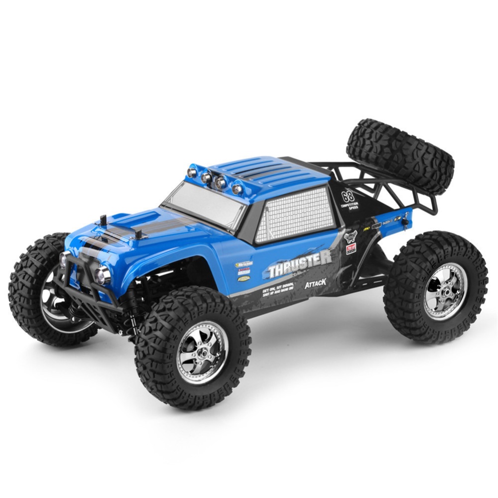 HBX 12889 1:12 4WD 2.4G RC Car Thruster Drift LED Light Remote Control Desert Truck Off-road green - Image 2