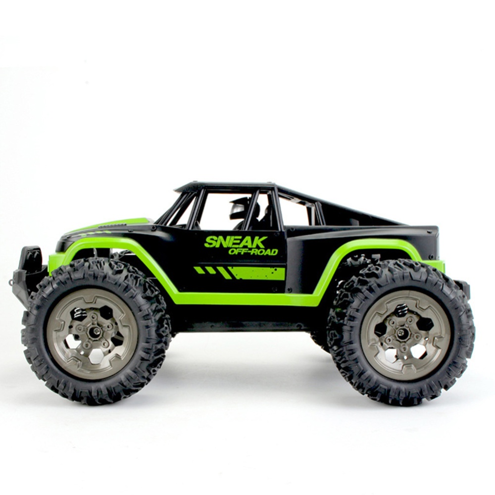 1:12 Remote Control Car Model High-speed Pickup Truck Rechargeable Drift Off-road Toy Green - Image 2