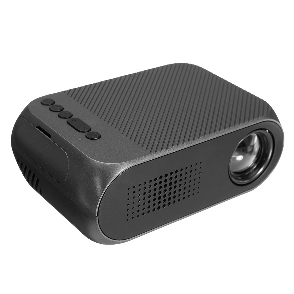 LEJIADA 1080P Mini projecteur - Noir UE Connecteur