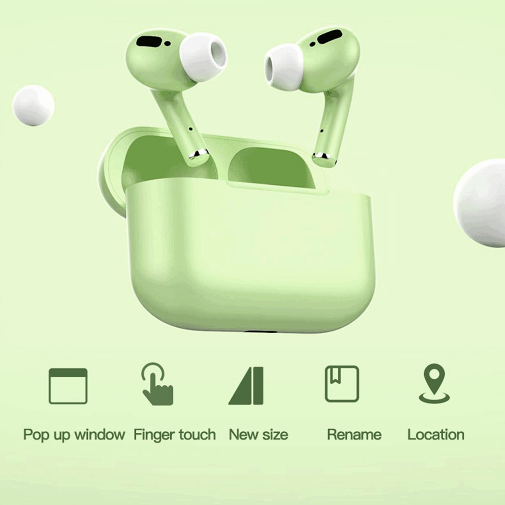 TWS Bluetooth Headset Pressure Sensor Earbuds Wireless Earphones Pk Mx Ap I900000 Pro Tws green - Image 2