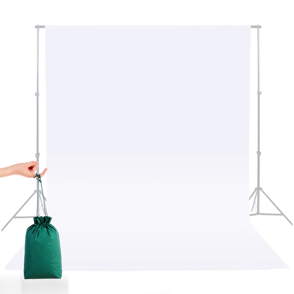 5*7FT/1.5M*2.15M Square Cloth Nylon Green Background For Photography Live white - Image 2