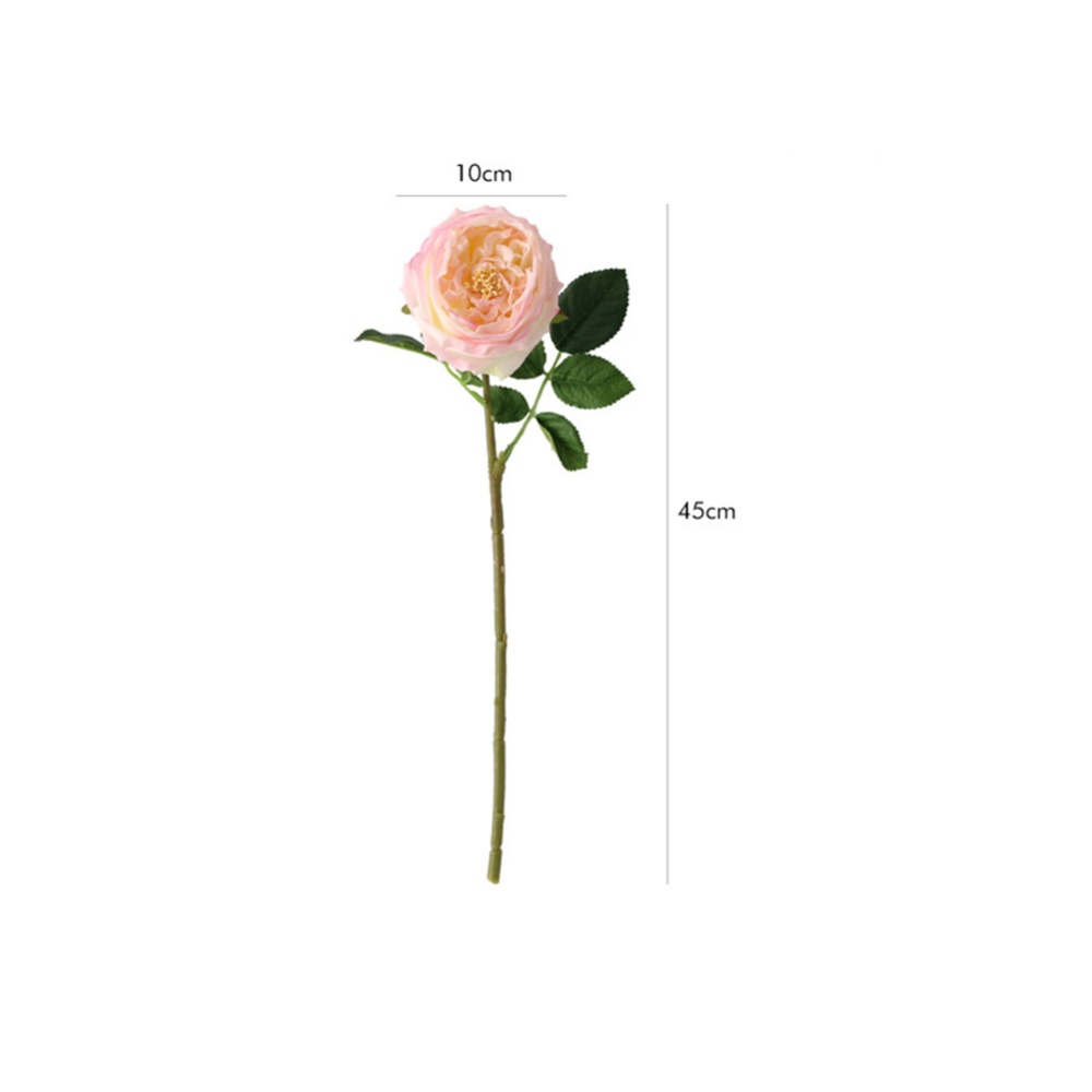 Artifical Silk Flower Realistic Rose For Hpsehold Decoration Wedding Ornaments Champagne - Image 2