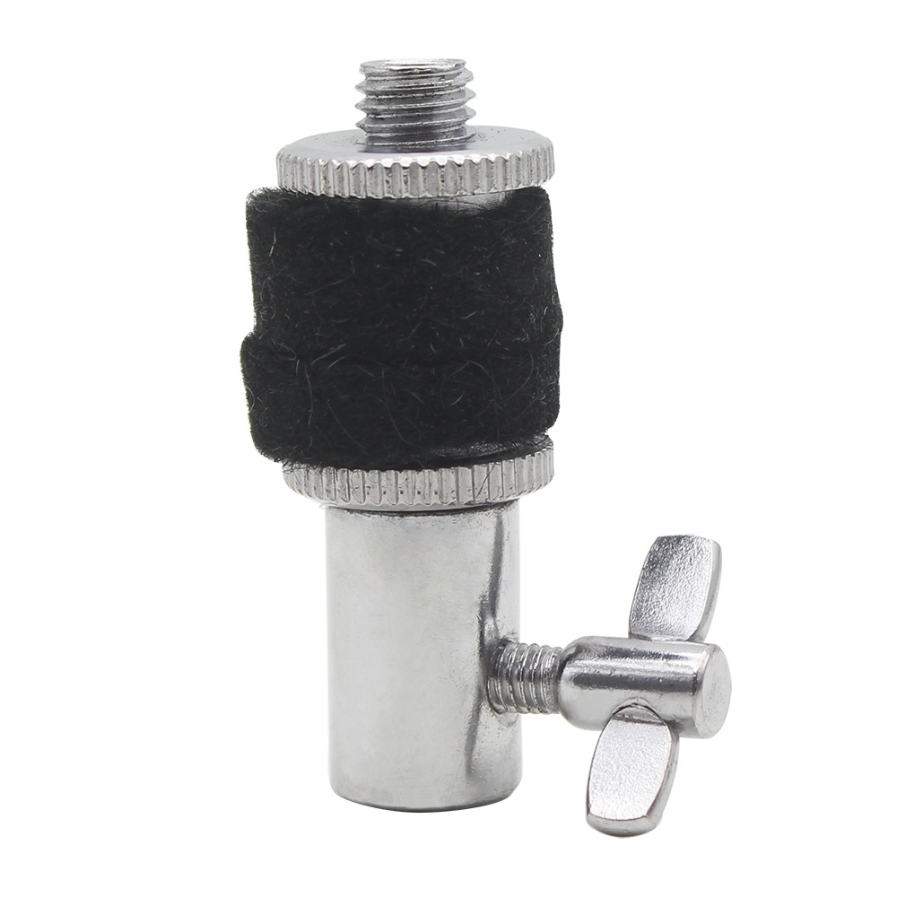 Hi-Hat Clutch for Hi Hat Cymbal Alloy Jazz Drum Percussion Instrument Parts & Accessories Silver + black