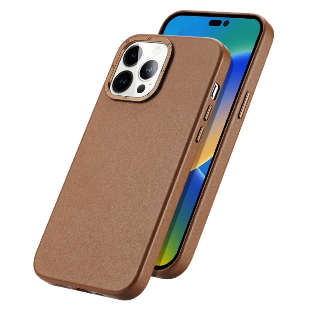 For iPhone 14 Pro DUX DUCIS Grit Series MagSafe Phone Case(Brown) - Image 2