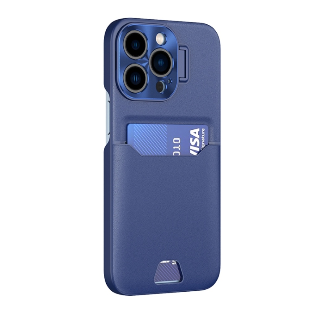 For iPhone 14 Pro Max Invisible Holder Phone Case(Sapphire Blue) - Image 2