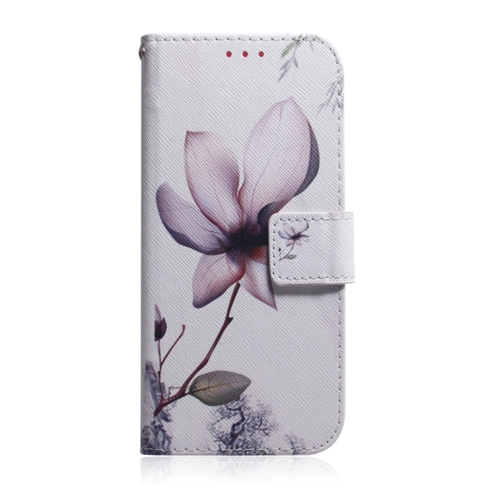 For iPhone 12 mini Coloured Drawing Horizontal Flip Leather Case, with Holder & Card Slots & Wallet(Magnolia Flower) - Image 2