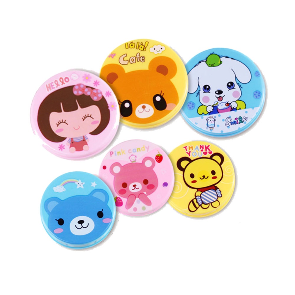 Folding Cups Cartoon Water Cup Travel Portable Outdoor Handcup for Kids Random color