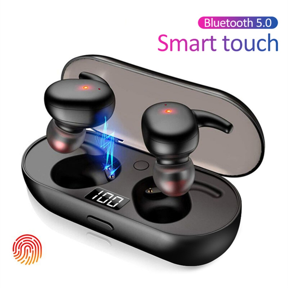 Tws Bluetooth-compatible 5.0 Wireless Stereo Earphones Earbuds Digital Display In-ear Noise Reduction Waterproof Headphone With Charging Cas - Image 2