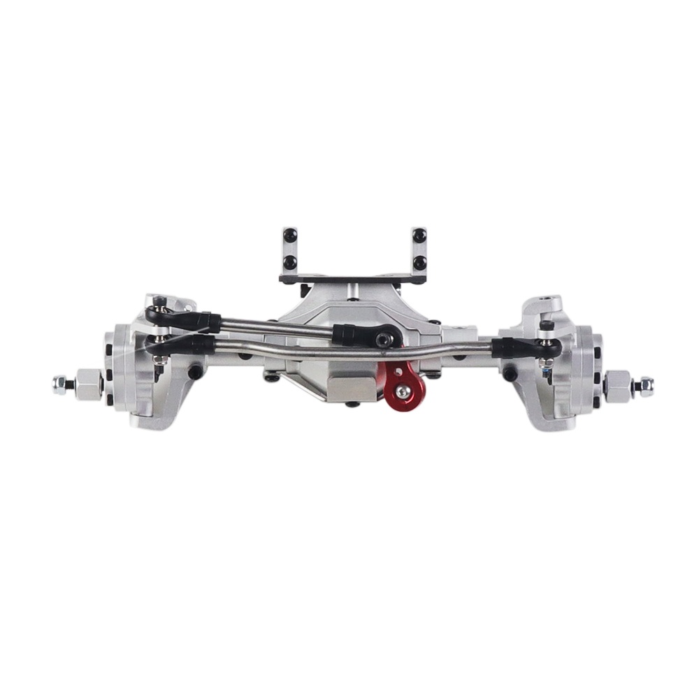 SCX10 Aluminum CNC Anodized Full Front Rear Portal Axle for 1/10 RC Crawler Car Axial II 90046 90047 Upgrade Parts Before + rear - Image 2