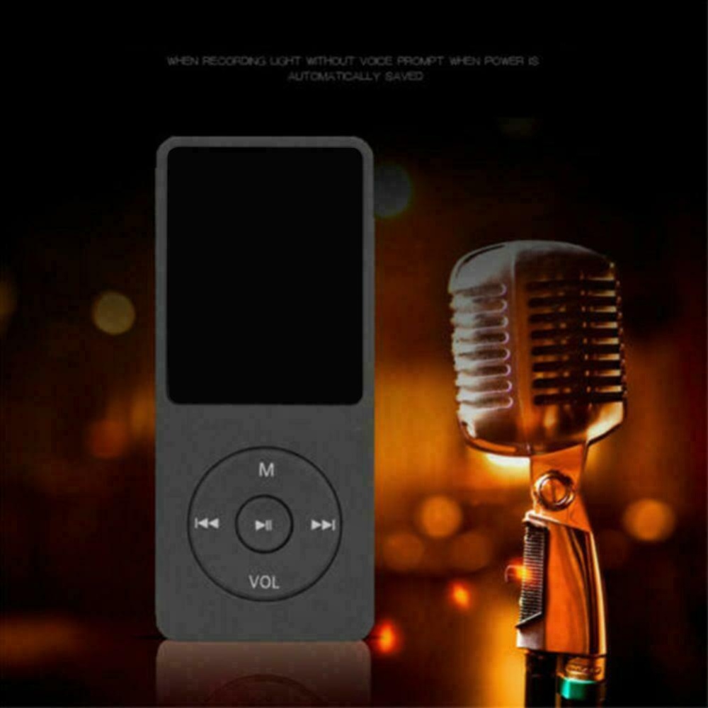 MP3 Player 1.8Inches 3.5mm Audio Jack Intuitive Menu Operation for Student Sport Driving black - Image 3