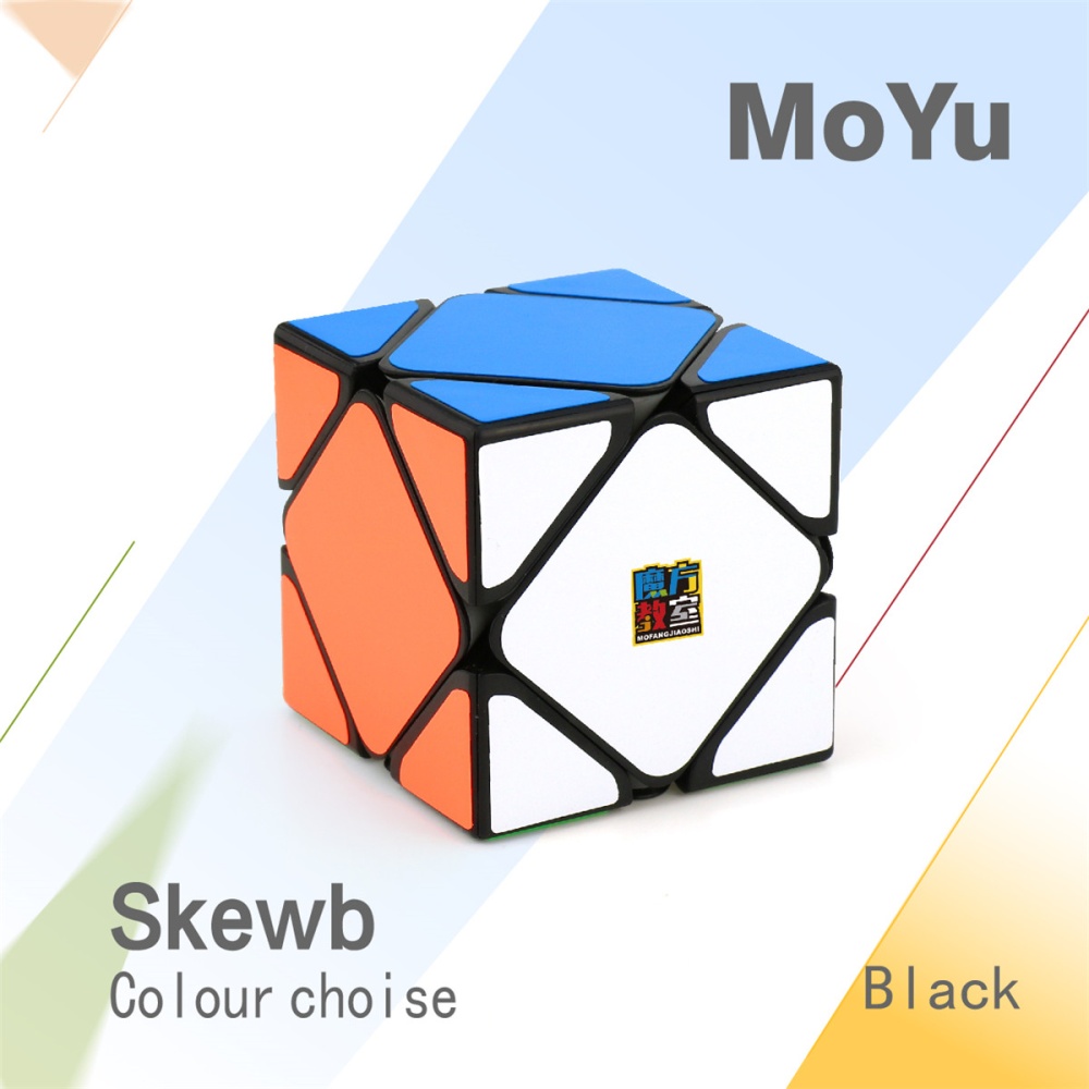 Skewb Twisty Speed Cube Intelligence Toys Brain Teaser Puzzle Magic for Beginner to Experienced Cubers Fluorescent colors - Image 2