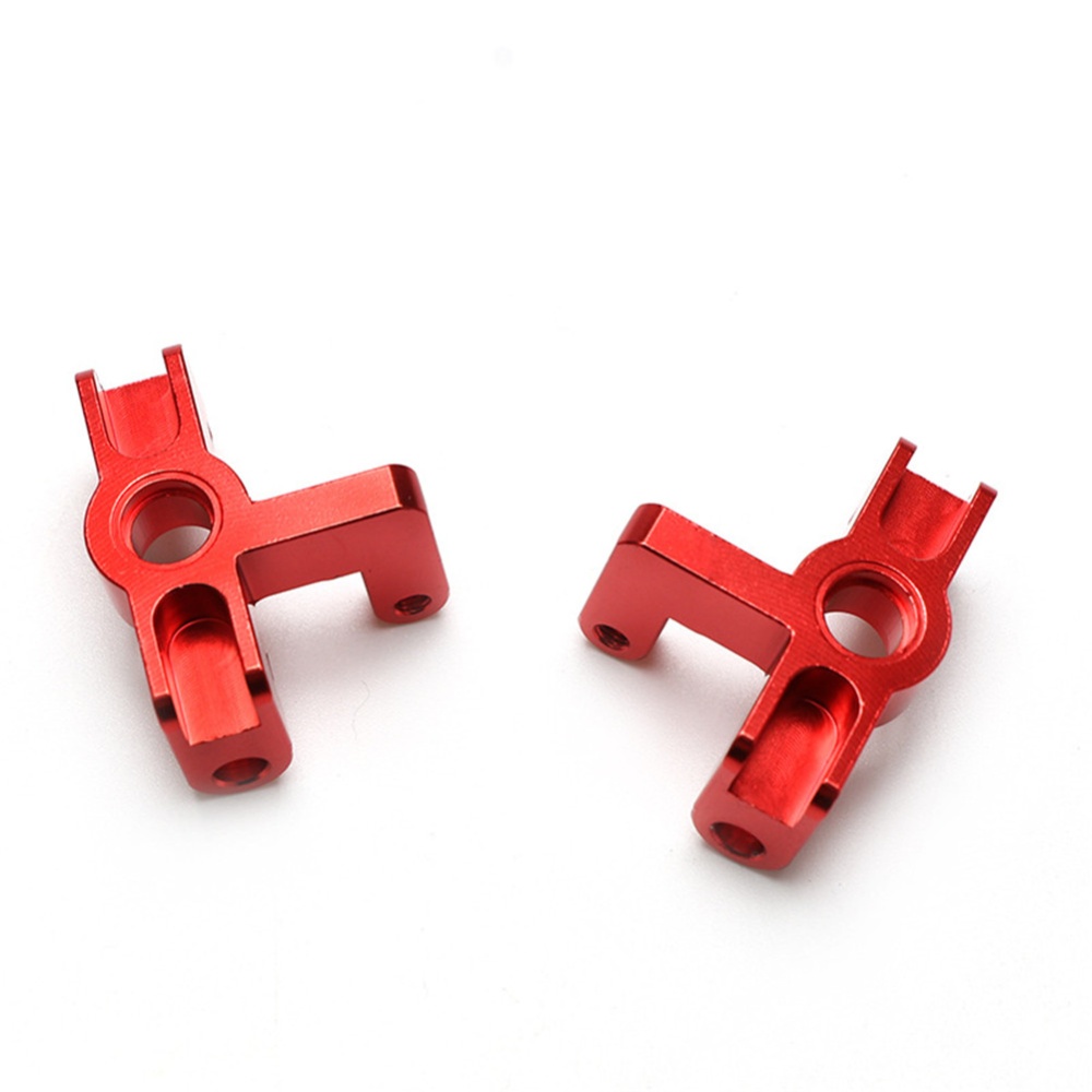 Wltoys 144001 1/14 RC Car Spare Parts 144001-1251 Upgrade Metal Front Wheel Seat titanium color_1 pair - Image 2