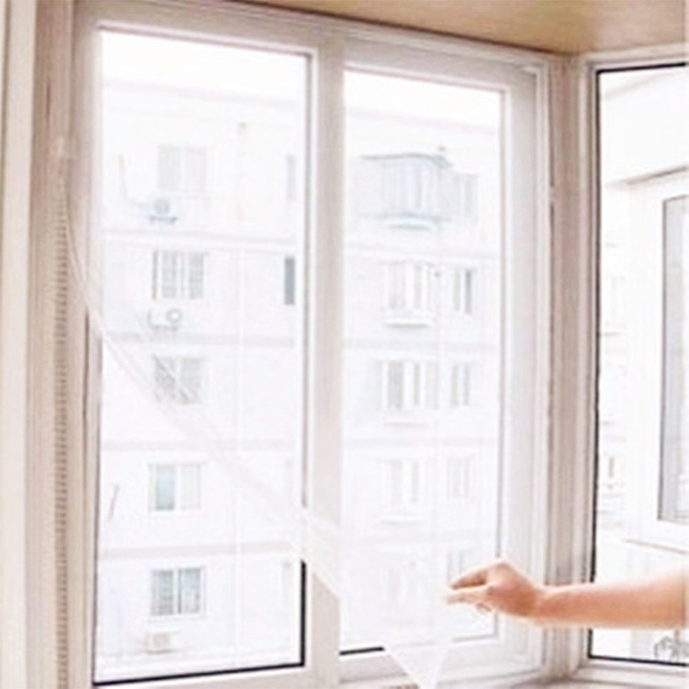 DIY Stealth Window Screen Insect Fly Bug Mosquito Mesh Netting white