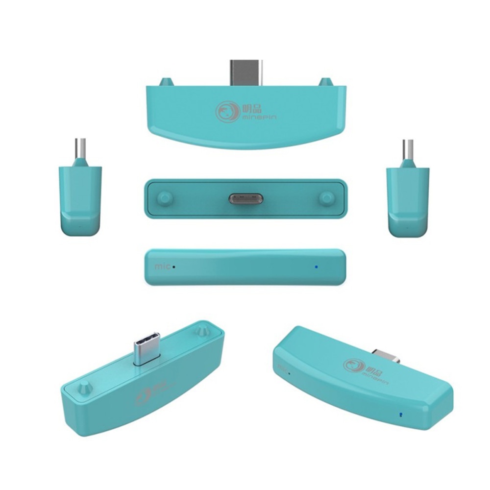 Gaming Wireless Bluetooth Audio Adapter USB Transmitter for Switch lite/PS4/PS3/PC blue