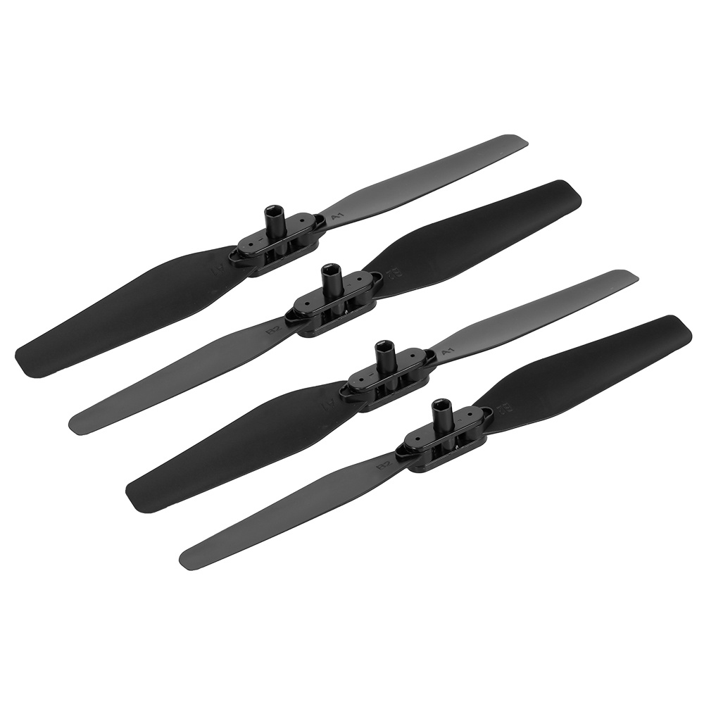 SG901 SG907 RC Drone Quadcopter Spare Parts 2 Pairs Propeller 4 Guard Protective Frame Set black - Image 2