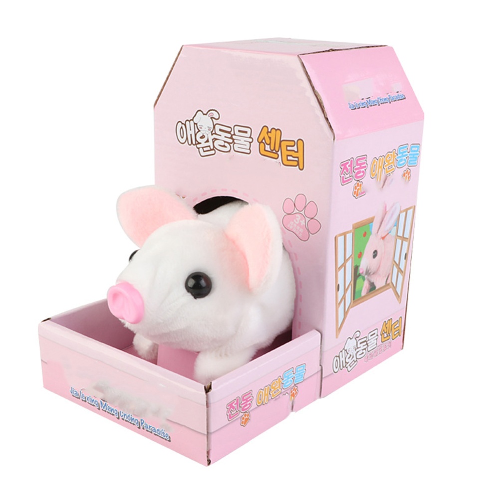 Electric Plush Simulation Animal Toys Walk Sounds Doll Toy For Children Pig