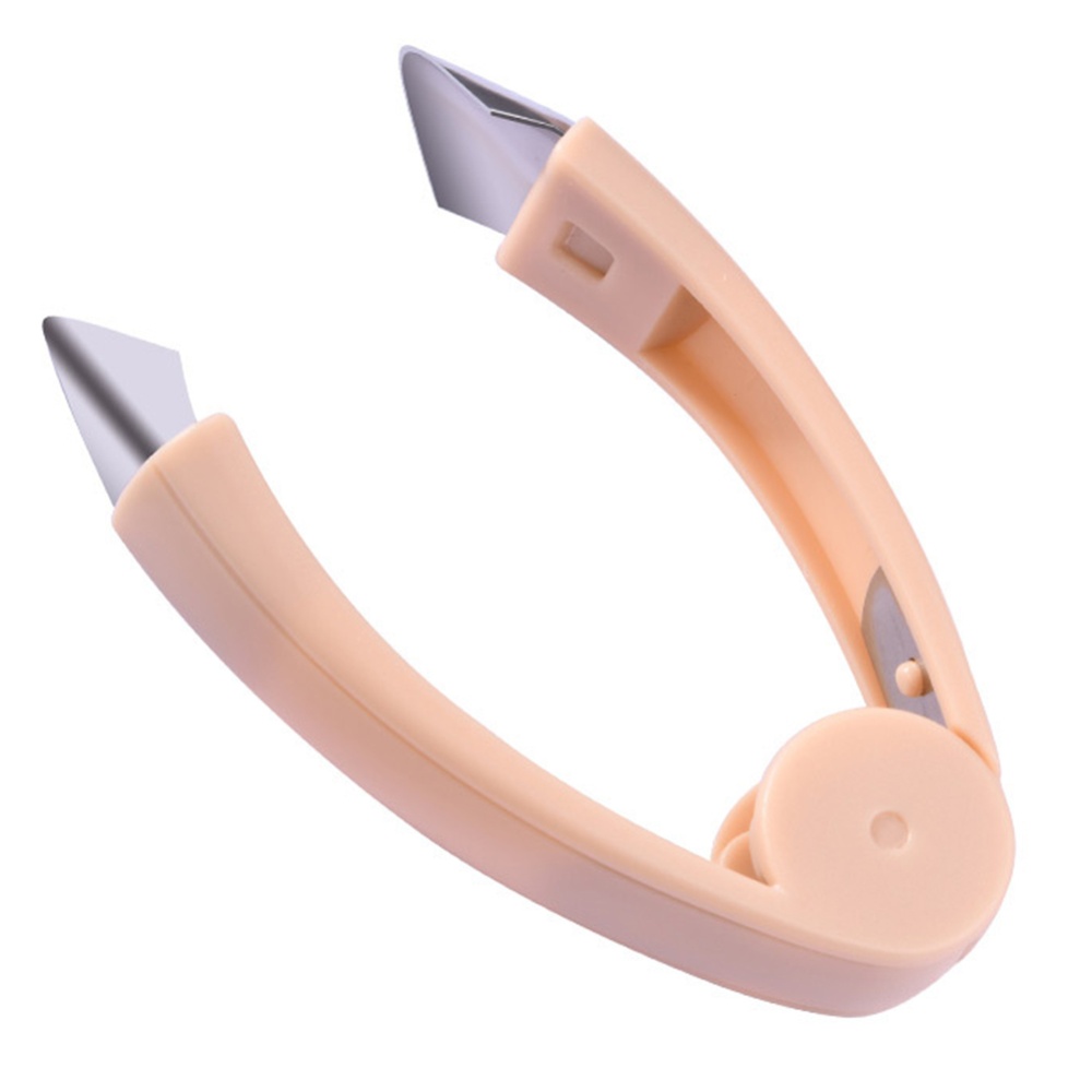Stainless Steel Pineapple Eye Peeler Knife Seed Remover Clip Strawberry Corer Cutter Fruit Vegetable Tools Nordic orange