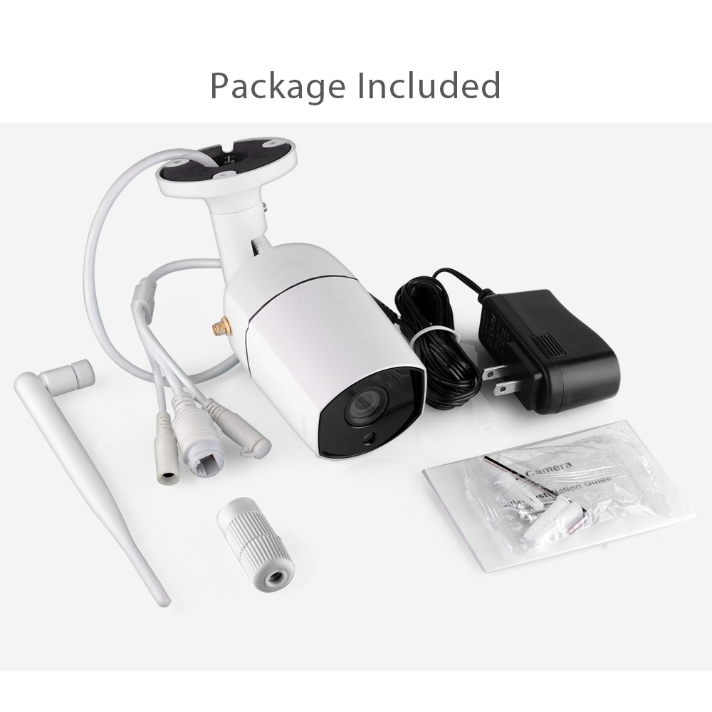 K23 Camera 1080P WiFi IP Two-way Audio 2.0MP Outdoor Monitoring P2P Wireless Security Surveillance Waterproof 20m Night Vision US Plug