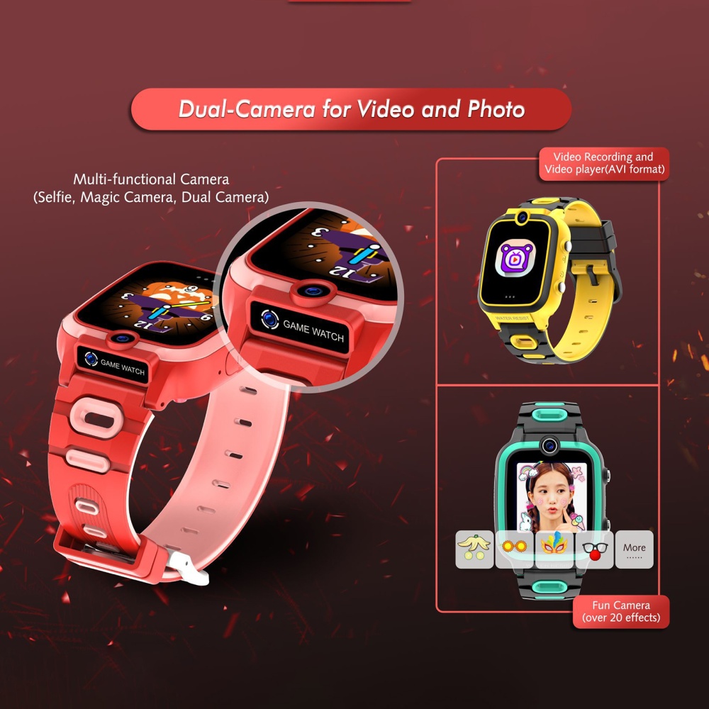 Children Smart Watch Photo Video Mp3 Music Playback Recording Calculator Alarm - Image 2