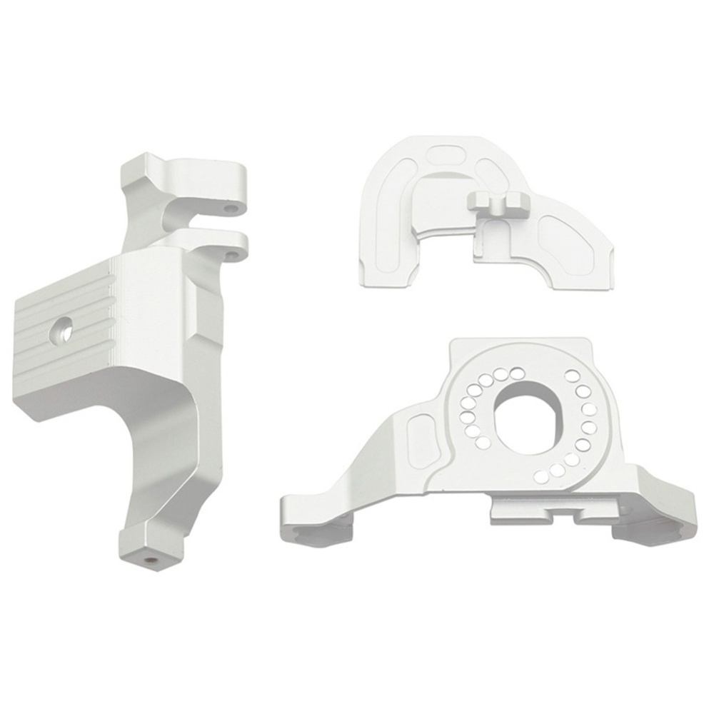 Aluminum Alloy Motor Mounted Bracket Upgrade Parts for 1/10 RC Tracked Traxxas TRX4 Defender Mustang Silver - Image 2