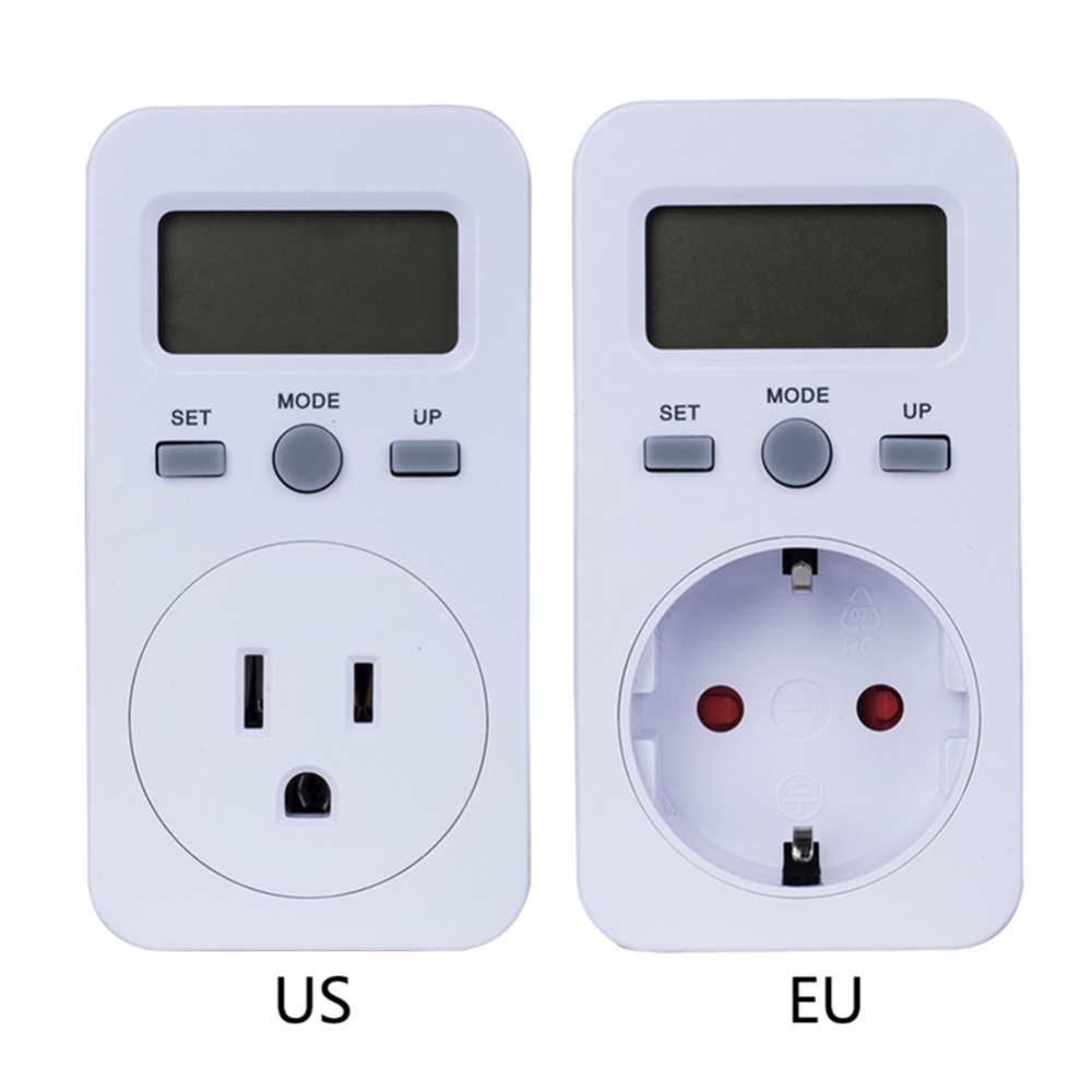 Digital Energy Meter Lcd Display Power Monitor Electricity Test Measuring Socket UK Plug - Image 2