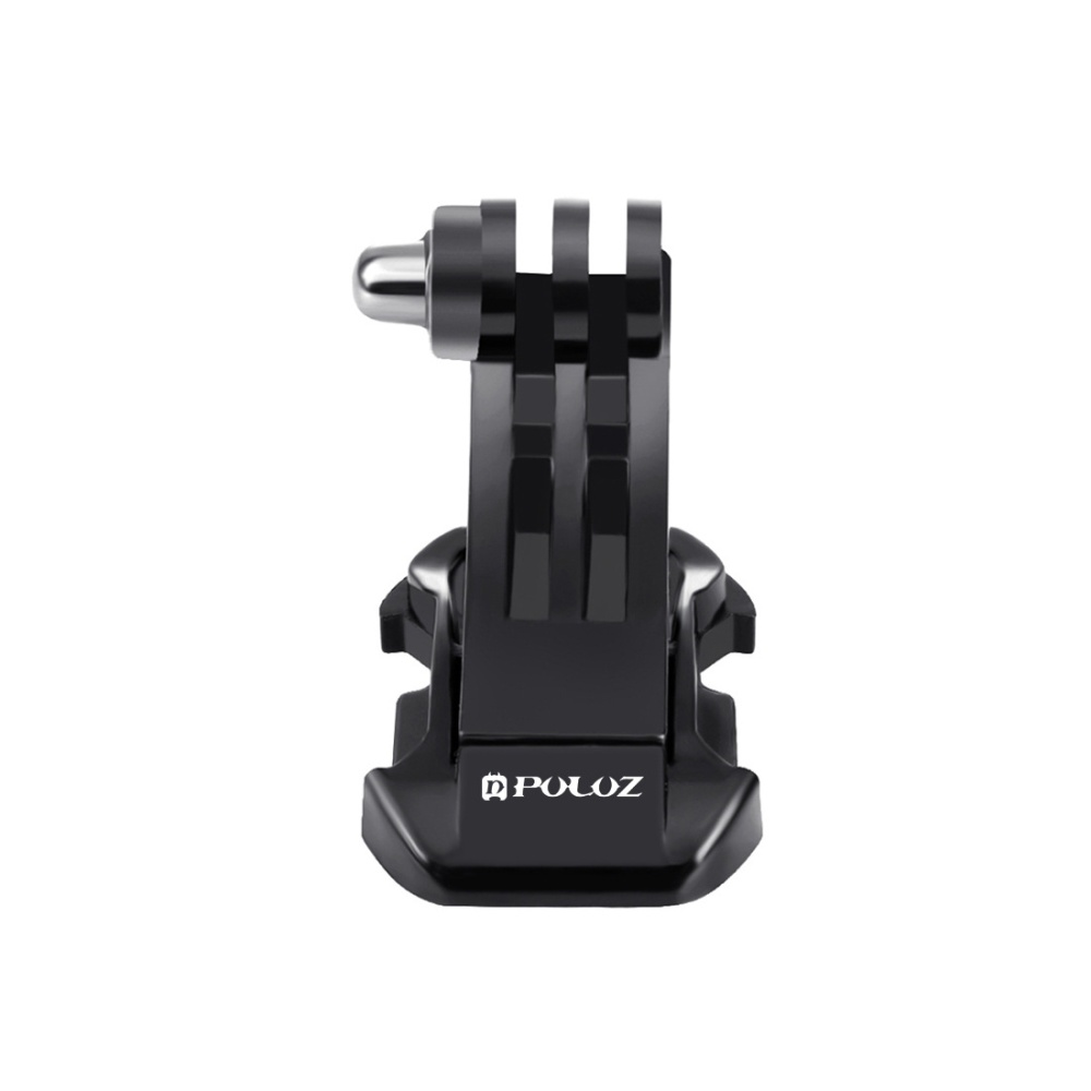 J-shaped Helmet Base Mount Adapter for GoPro HERO5 /4 Session /3+ /3 /2 /1 Accessaries black