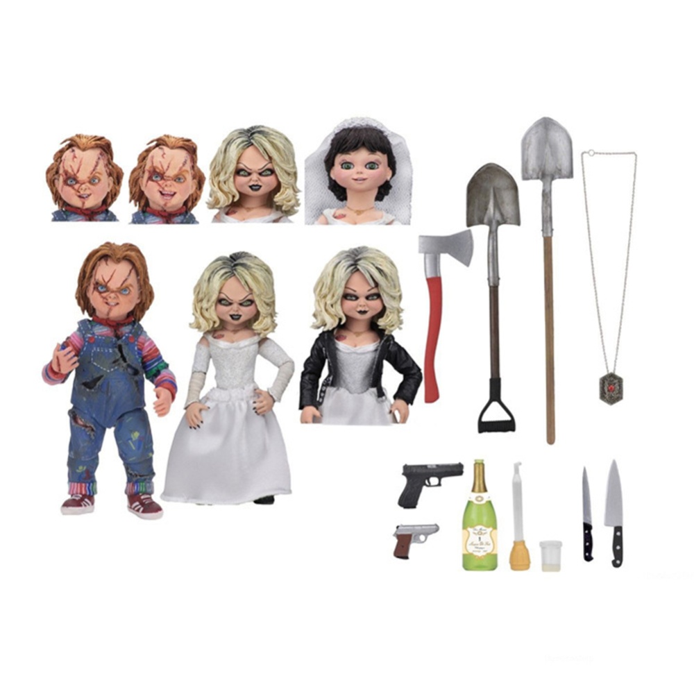 NECA - Bride of Chucky Scale Action Figure Ultimate & Tiffany As shown