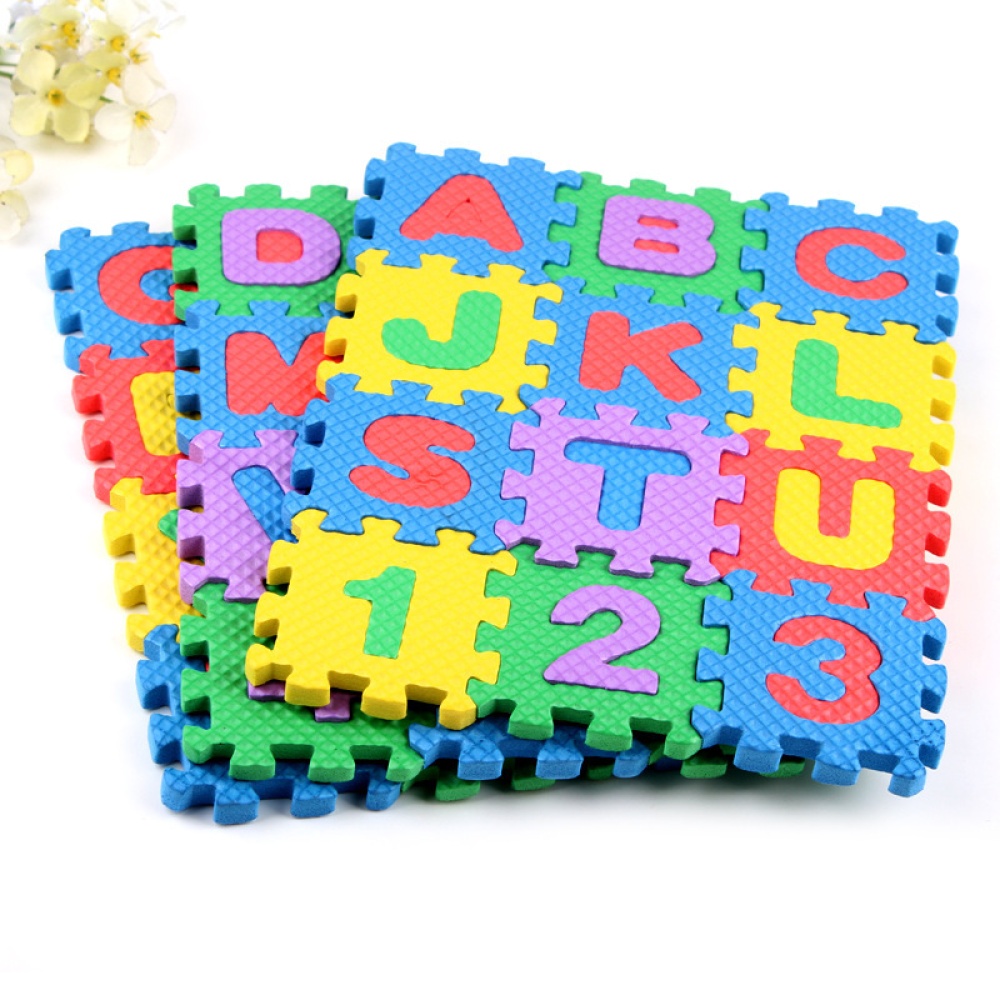 36pcs/set Baby Child Number Alphabet Puzzle Foam Maths Educational Mat Toy - Image 2