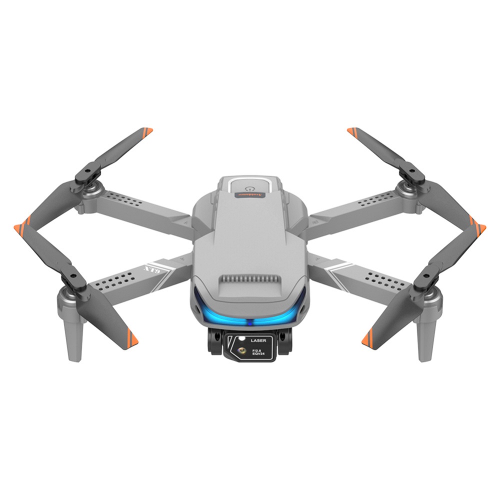 Foldable RC Drone Quadcopter RTF Lsrc Xt9 Wifi Fpv with 4khd Dual Camera Ligh Gray 4K Aerial 1 Battery