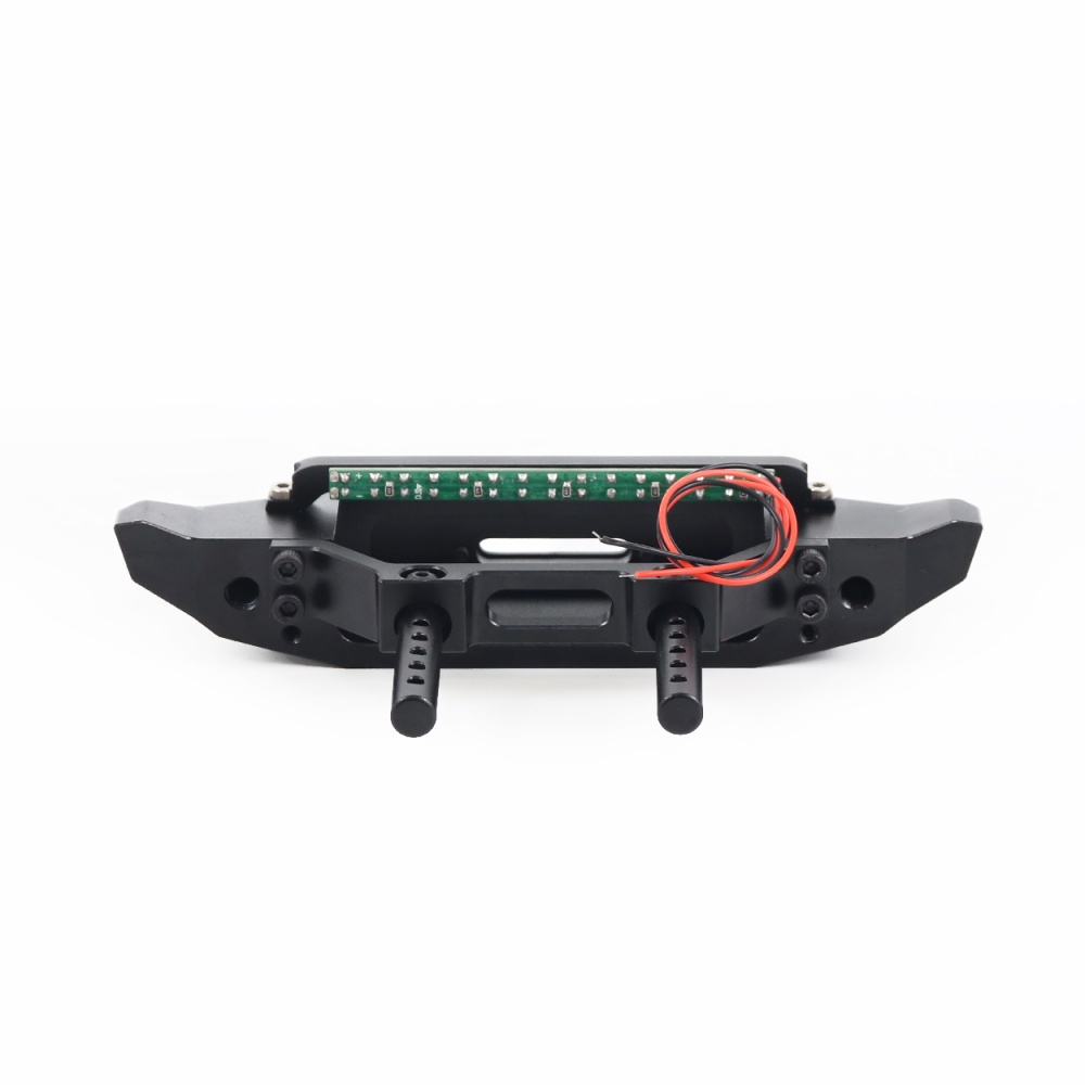 Metal Front/Rear Bumper with LED Light for 1/10 Rock Crawler Axial Front bumper - Image 2