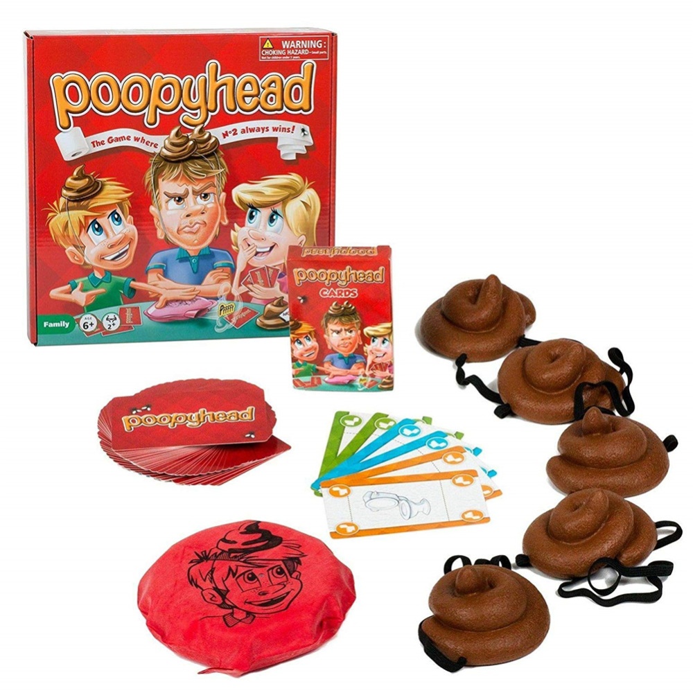 Poopyhead Playing Cards Puzzle Board Game Prank Toy for Family Party Friends default - Image 2