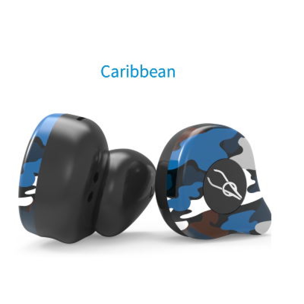 Sabbat X12 Ultra Camouflage TWS True Wireless 5.0 Bluetooth Ecouteurs stéréo intra-auriculaires Caraïbes