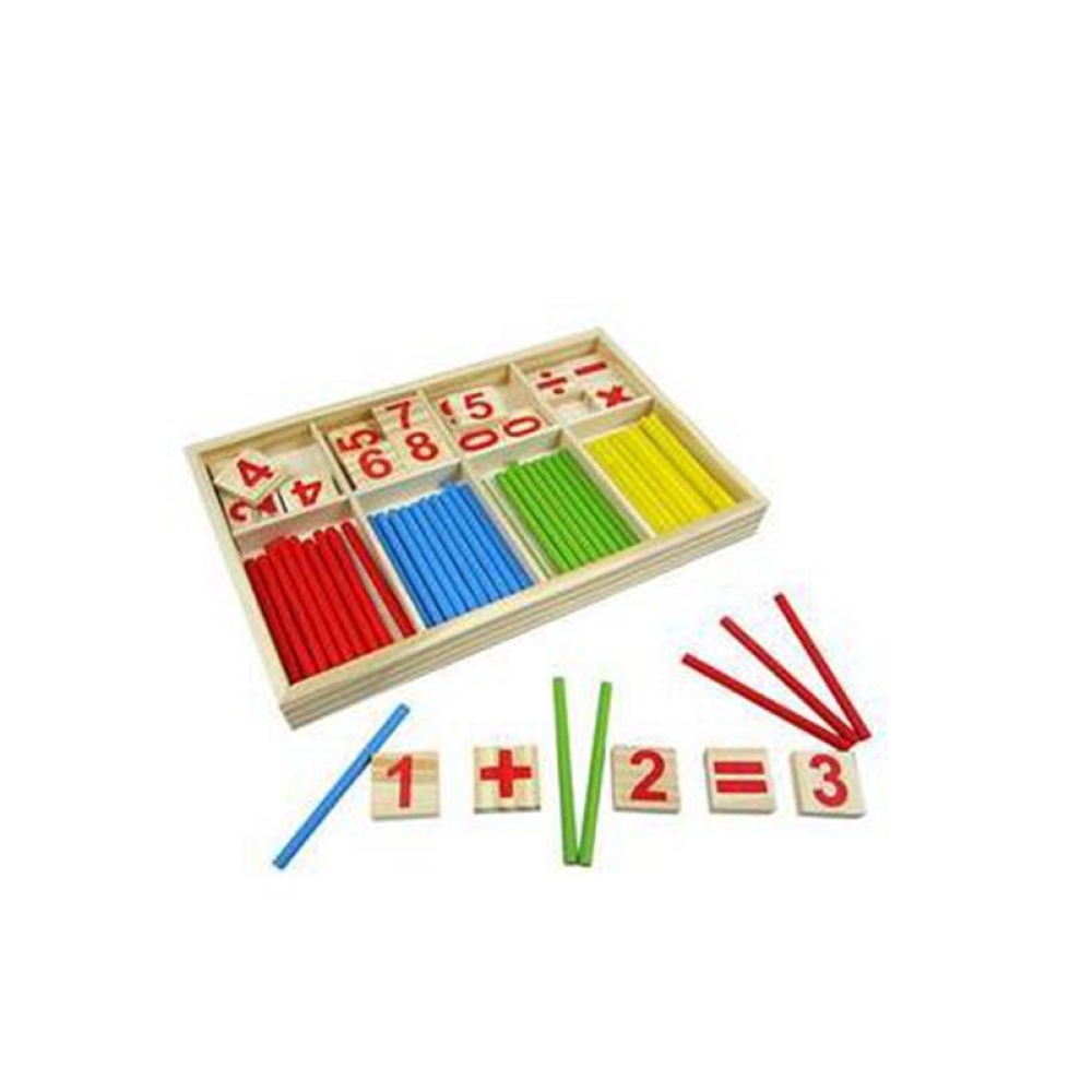 Preschool Educational Toys Wooden Mathematical Intelligence Stick Block Counting Sticks for Girls and Boys - Image 2