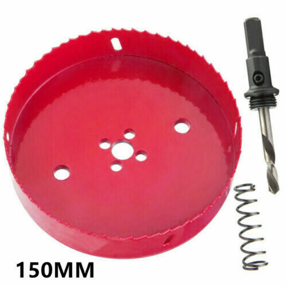 4/6inch Hole Saw Blade BI Metal Speed Slot Corn Boards Drilling Cutter Tool 6inch（150mm）