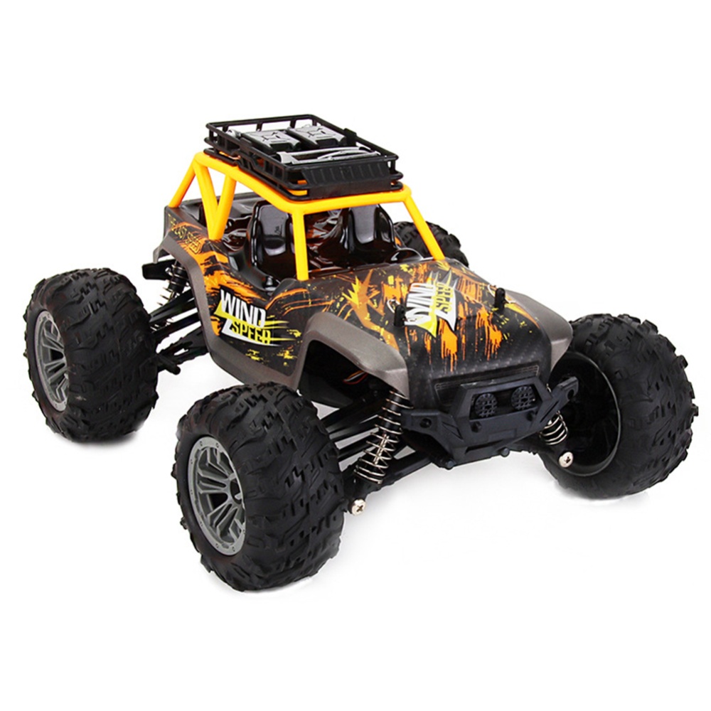 Full-scale 2.4G RC Racing Car Rechargeable Drift Off-road Remote Control Vehicle Boys Toy Yellow