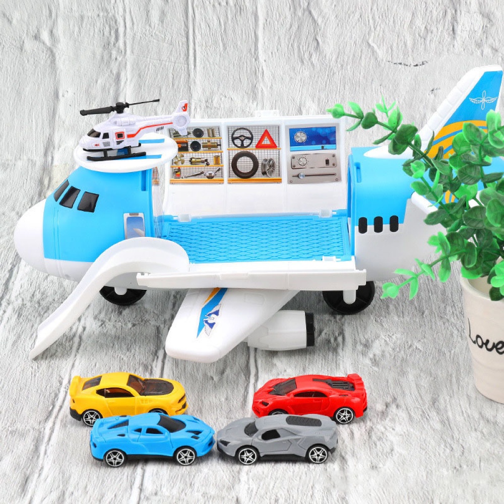 Children Transport Plane Toy Static Model Toys For Aircraft Container Truck Track Aviation 907A - Image 2