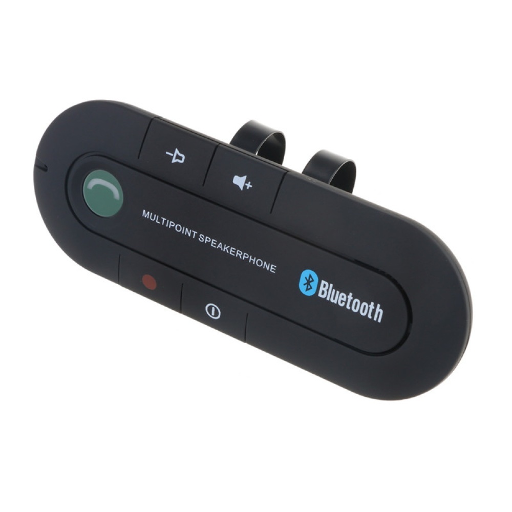 Bluetooth 4.0 Receiver Hands-free Car Kit Sun Visor Clip Audio Adapter Wireless Speakerphone Auto Stereo Mp3 Player black - Image 3