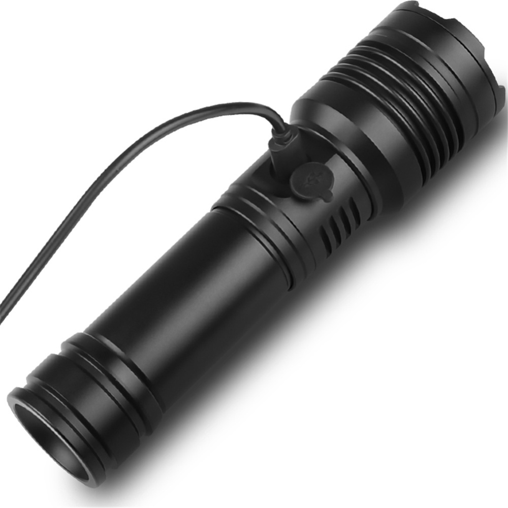 Xhp160 Mini Flashlight With Indicator Light Memory Function Type-c Charging Outdoor Camping P50 Torch without battery - Image 2