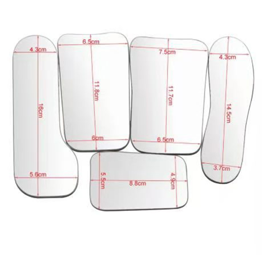 5pcs 2-sided Dental Mirror Double Sided Reflector for Orthodontic Intraoral Photography - Image 2