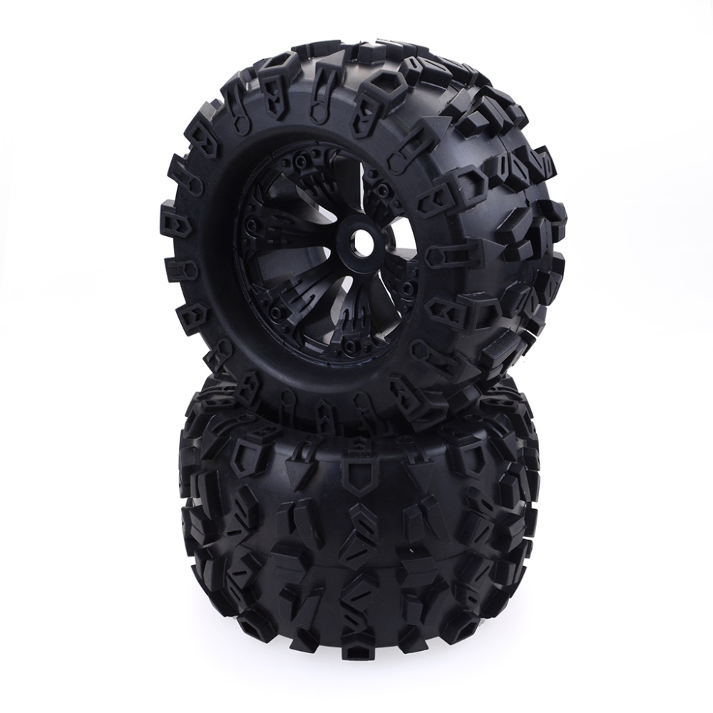 2PCS 1/8 Truck Wheels Tires for Redcat Rovan HPI Savage XL MOUNTED GT FLUX HSP ZD Racing - Image 2