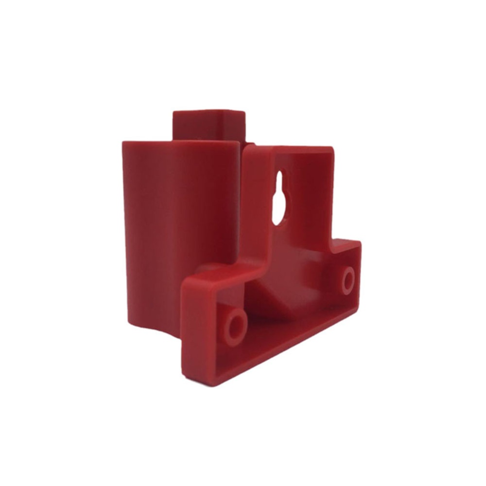 2pcs Wall Mount Type Brackets Set Compatible for Milwaukee 12v M12 Tool Holder Battery Hanger Rack Red - Image 3