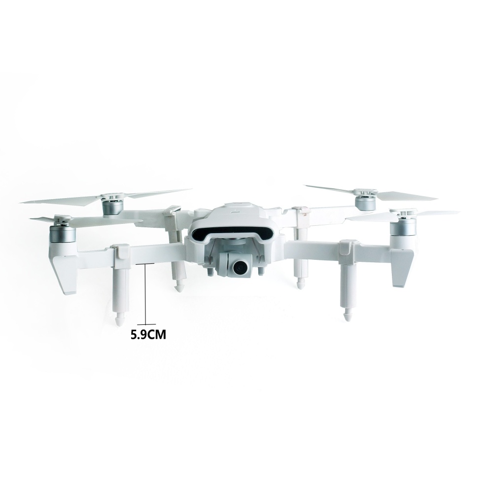 FIMI X8SE 2019/ 2020 Version Camera Drone RC Helicopter Increased Tripod with Spring Hidden Mode Parts white