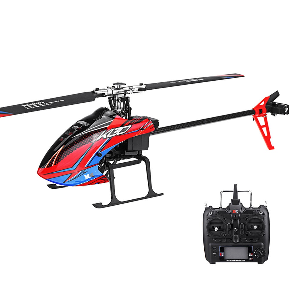 XK K130 2.4G 6CH Brushless 3D6G System Flybarless RC Helicopter RTF Compatible with FUTABA S-FHSS as shown - Image 2